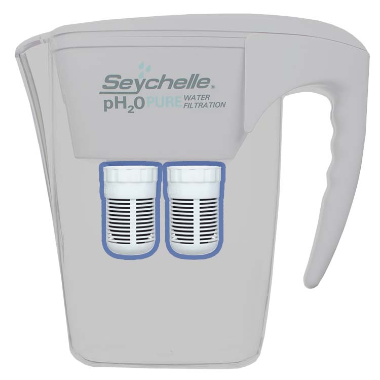 Seychelle Advanced Water Filter Bottle 28 oz Flip Top